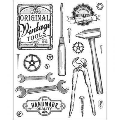 Viva Decor Clear Stamps - Vintage Tools